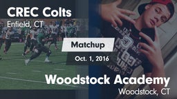 Matchup: CREC Colts vs. Woodstock Academy  2016