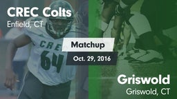 Matchup: CREC Colts vs. Griswold  2016