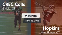 Matchup: CREC Colts vs. Hopkins  2016