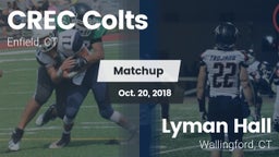 Matchup: CREC Colts vs. Lyman Hall  2018