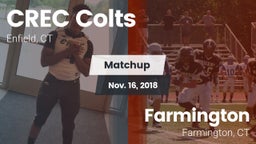 Matchup: CREC Colts vs. Farmington  2018