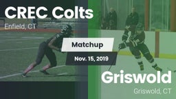 Matchup: CREC Colts vs. Griswold  2019