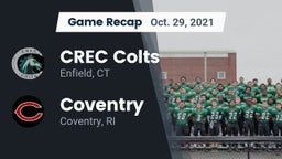 Recap: CREC Colts vs. Coventry  2021