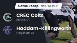 Recap: CREC Colts vs. Haddam-Killingworth  2021