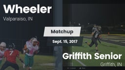 Matchup: Wheeler  vs. Griffith Senior  2017