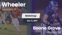 Matchup: Wheeler  vs. Boone Grove  2017