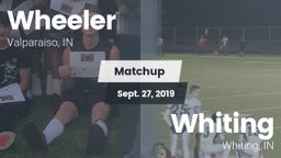 Matchup: Wheeler  vs. Whiting  2019