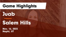 Juab  vs Salem Hills  Game Highlights - Nov. 16, 2023