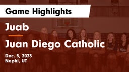 Juab  vs Juan Diego Catholic  Game Highlights - Dec. 5, 2023