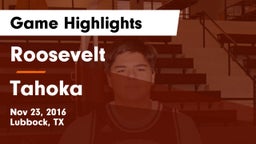 Roosevelt  vs Tahoka  Game Highlights - Nov 23, 2016