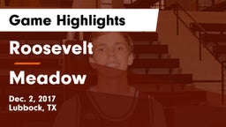 Roosevelt  vs Meadow  Game Highlights - Dec. 2, 2017