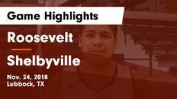 Roosevelt  vs Shelbyville  Game Highlights - Nov. 24, 2018