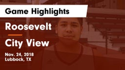 Roosevelt  vs City View  Game Highlights - Nov. 24, 2018