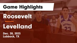Roosevelt  vs Levelland  Game Highlights - Dec. 28, 2023