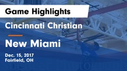 Cincinnati Christian  vs New Miami  Game Highlights - Dec. 15, 2017