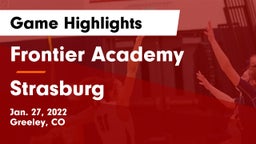 Frontier Academy  vs Strasburg  Game Highlights - Jan. 27, 2022