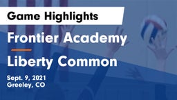 Frontier Academy  vs Liberty Common Game Highlights - Sept. 9, 2021
