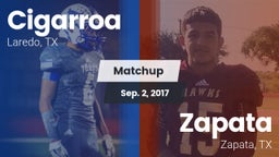 Matchup: Cigarroa  vs. Zapata  2017