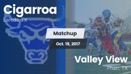 Matchup: Cigarroa  vs. Valley View  2017