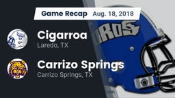 Recap: Cigarroa  vs. Carrizo Springs  2018