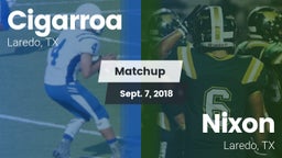 Matchup: Cigarroa  vs. Nixon  2018