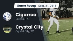 Recap: Cigarroa  vs. Crystal City  2018