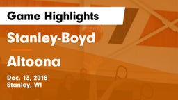 Stanley-Boyd  vs Altoona  Game Highlights - Dec. 13, 2018
