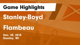 Stanley-Boyd  vs Flambeau  Game Highlights - Dec. 28, 2018