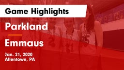Parkland  vs Emmaus  Game Highlights - Jan. 21, 2020