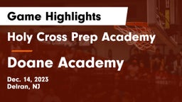 Holy Cross Prep Academy vs Doane Academy  Game Highlights - Dec. 14, 2023