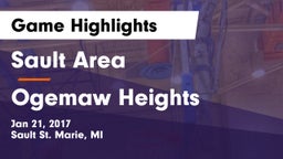 Sault Area  vs Ogemaw Heights  Game Highlights - Jan 21, 2017