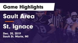 Sault Area  vs St. Ignace Game Highlights - Dec. 20, 2019