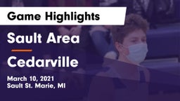 Sault Area  vs Cedarville  Game Highlights - March 10, 2021