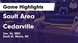 Sault Area  vs Cedarville  Game Highlights - Jan. 26, 2022
