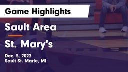 Sault Area  vs St. Mary's Game Highlights - Dec. 5, 2022