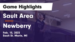 Sault Area  vs Newberry  Game Highlights - Feb. 15, 2023