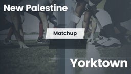Matchup: New Palestine High vs. Yorktown  2016