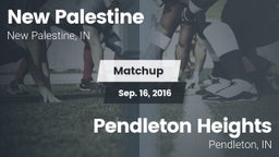 Matchup: New Palestine High vs. Pendleton Heights  2016