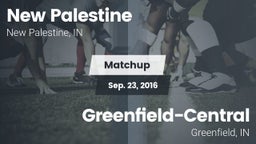 Matchup: New Palestine High vs. Greenfield-Central  2016