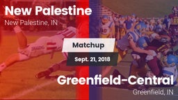 Matchup: New Palestine High vs. Greenfield-Central  2018