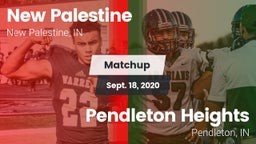 Matchup: New Palestine High vs. Pendleton Heights  2020