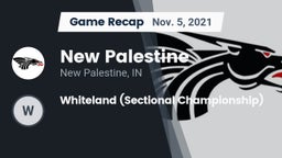 Recap: New Palestine  vs. Whiteland (Sectional Championship) 2021