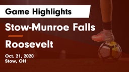 Stow-Munroe Falls  vs Roosevelt  Game Highlights - Oct. 21, 2020