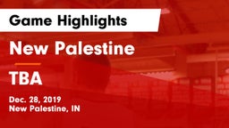 New Palestine  vs TBA Game Highlights - Dec. 28, 2019