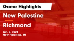 New Palestine  vs Richmond  Game Highlights - Jan. 3, 2020