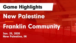 New Palestine  vs Franklin Community  Game Highlights - Jan. 25, 2020
