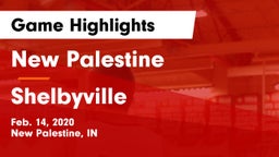 New Palestine  vs Shelbyville  Game Highlights - Feb. 14, 2020