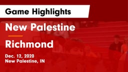 New Palestine  vs Richmond  Game Highlights - Dec. 12, 2020
