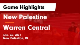 New Palestine  vs Warren Central  Game Highlights - Jan. 26, 2021