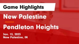 New Palestine  vs Pendleton Heights  Game Highlights - Jan. 13, 2023